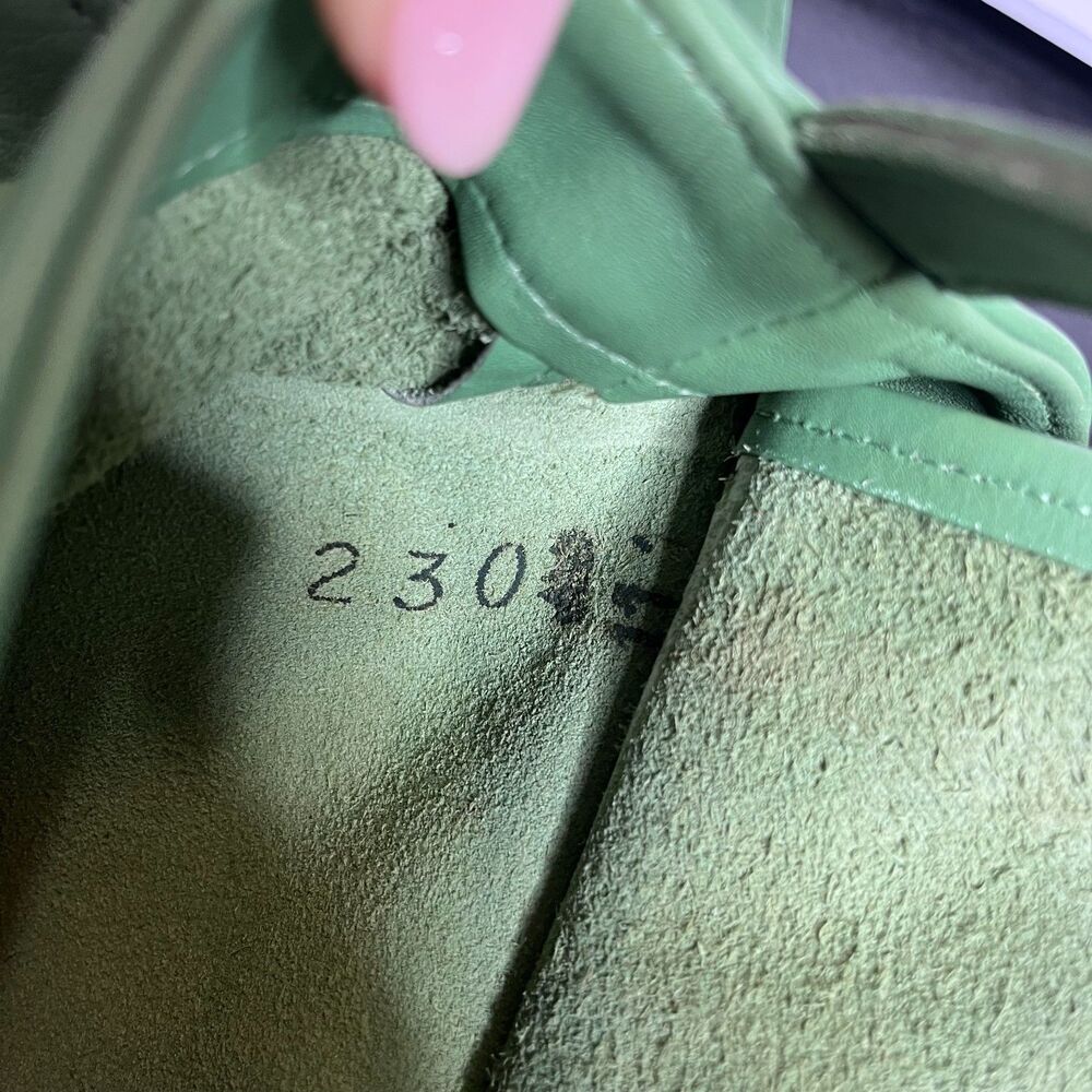 Coach Vintage Pear Green Leather Mini Bantam Backpack Brass Hardware USA - Picture 9 of 16